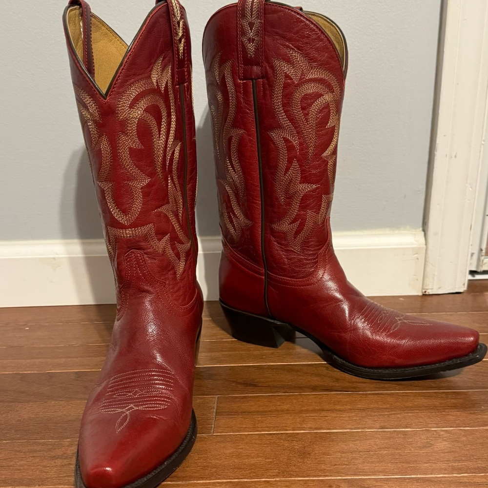 Shyanne Red Western Boots